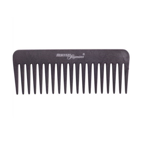 Hercules Sägemann C97/239 Carbon-Afrokamm anthrazit 6,3"