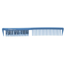 Hercules Sägemann C10 blau Toupierkamm mit Naturborsten 9"