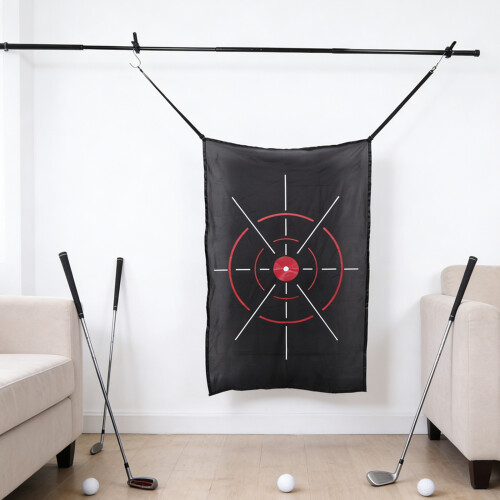 Black Golf Hitting Net Target Cloth for Backyard and Driving Range 2