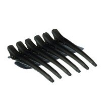 Sanshin Perfect Abteilclips 12 cm schwarz 6 Stück
