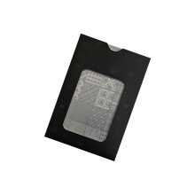 Trendy Nail Art Stamping Plate Checkered Striped Houndstooth