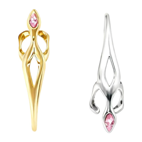 5pcs Armors Nail Ring Neutral Minority Finger-Silver Plated 1