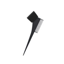 Comair Färbekamm mit Kamm und Schwamm 22,2 x 8,3 cm schwarz