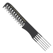 Hercules Sägemann Wolf37 A611 schwarz Toupier-Gabelkamm 8"