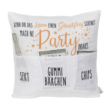 Hergo Sofahelden Sofakissen 43 x 43 cm Partykissen
