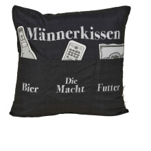 Hergo Sofahelden Sofakissen 43 x 43 cm Männerkissen