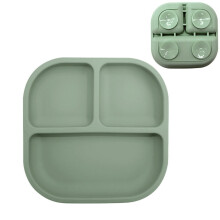 Placă de ventuză divizată din silicon 18,7x18x3cm