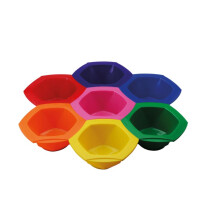 Comair Färbeschalen-Set Rainbow 7-teilig bunt