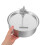 Silver Stainless Steel Cat Fountain with Multi-Layer Filter Quiet 7