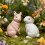 Rabbit Shape Crafting Moulds Suitable for Crafting and Home-set 6
