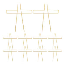 10Pcs Metal Book Clips Golden Page Holders for Classroom and Home Use