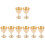 8Pcs Golden Copper Holy Cups Offering Cups for Tabletop Decor 1