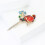 Stilvolle, raffinierte Papageien-Brosche, robuster-Grün 6