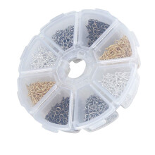 Screw Eye Pegs Jewelry Hooks Threaded Pins 10pcs