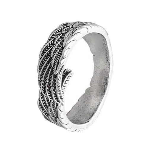 Stylish Modern Adjustable Open Toe Rings Silver Plated Alloy-B