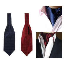 Herreslips i jacquard-stil med ascotkravatt – 2-pakning