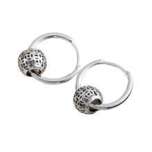 Boucles d'oreilles circulaires ajourées artistiques, conceptions
