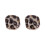 Boucles d'oreilles élégantes à imprimé animal, motifs-1 1