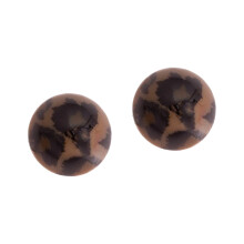 Boucles d'oreilles en acrylique à imprimé animal à la mode,-4