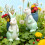 Hitzebeständige Osterhasen-Kerzenform für 6