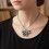 Elegant Gothic Steampunk Butterfly Pendant Statement Adjustable 6