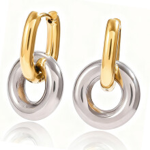 Layer Hoops Earrings Sturdy Metal Casual Party-JDE0108012 PS1