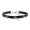Double Crucifix Leather Strap Necklace Alloy-multiple crosses. 1