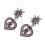 Boucles d'oreilles pendantes-Boucles d'oreilles Edelweiss 6 1
