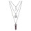 Hexagonal Agate Necklace Sun Moon Pendant-Amethyst White K Mul 1