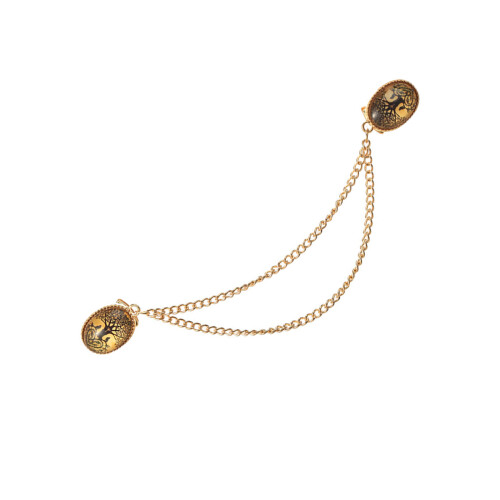 Chain Brooch Multifuntional Accessory Beautiful Flower-Style2