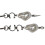 Asymmetrische Ohrringe mit Barockperlen, elegante Spikes, süßer 5