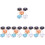 Polyester Decorative Halloween Ribbons for DIY Gift & Party Use 4