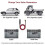 Compatible con ALLPOWERS S2000, Bluetti EB55, Anker 757/767. Cable de carga XT60 de 12 V a 24 V. 5