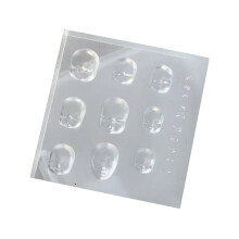 Flexibele nagel stempelvorm pop hoofd manicure mal voor