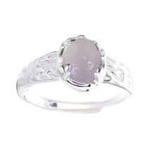 Modieuze open verenringen, verstelbare unisex-sieraden voor-C