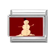 Italiaanse Charm Link Kralen RVS Textuur Kerst Sieraden Vinden-3