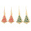 Christmas Tree Earrings with Diamonds Holiday Ear-Red 2