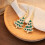 Christmas Tree Earrings with Diamonds Holiday Ear-Red 5