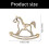 Delicate gouden paard broche strass-accent sieraden accessoire 3