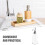 Clear Glass Soap Pump Dispenser for Home Bathroom and Kitchen Use 5