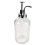 Clear Glass Soap Pump Dispenser for Home Bathroom and Kitchen Use 10