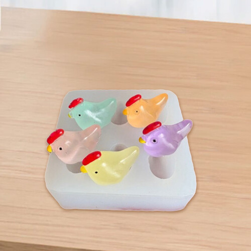 Moule à petits poulets en Silicone de qualité alimentaire, 1