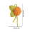 Support élégant en alliage de broches d'hortensia en coton et-M 4