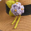 Support élégant en alliage de broches d'hortensia en coton et-M 5