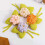 Support élégant en alliage de broches d'hortensia en coton et-M 6