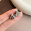 Boucles d'oreilles élégantes à imprimé animal, motifs-1 5