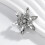 Winter Sparkling Rhinestones Snowflake Pin Hypoallergenically 7