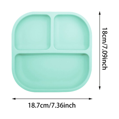Silikone opdelt sugeplade 18,7x18x3cm 2