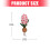 Broche lavande polyvalente, avec accent Floral, détails-Violet 3