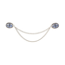 Delicate Baroque Floral Pin Reusable Clasp System-Style3